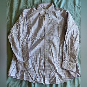 Charles Tyrwhitt Purple and White Dress Shirt